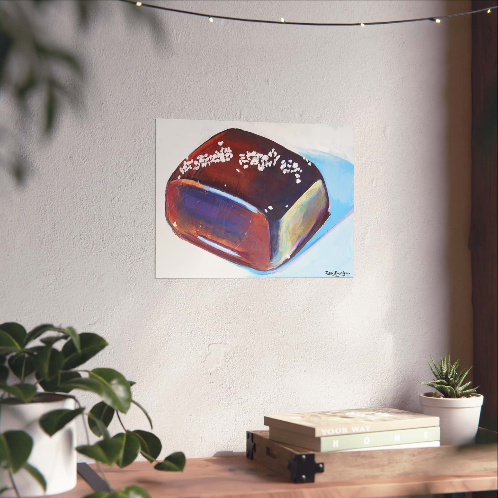 Wall Art Print Painting of Salted Caramel Bonbon - Image 9
