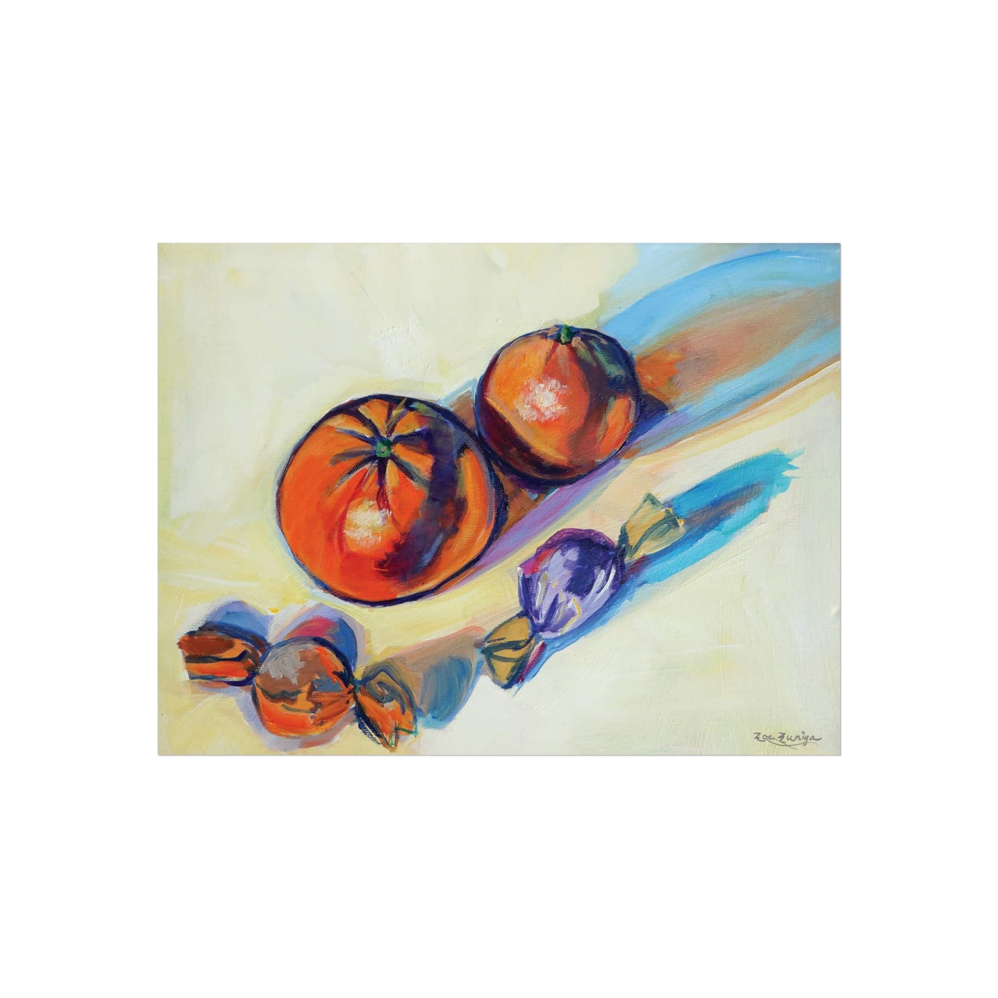 Art Print Tangerines with Confections - Image 10