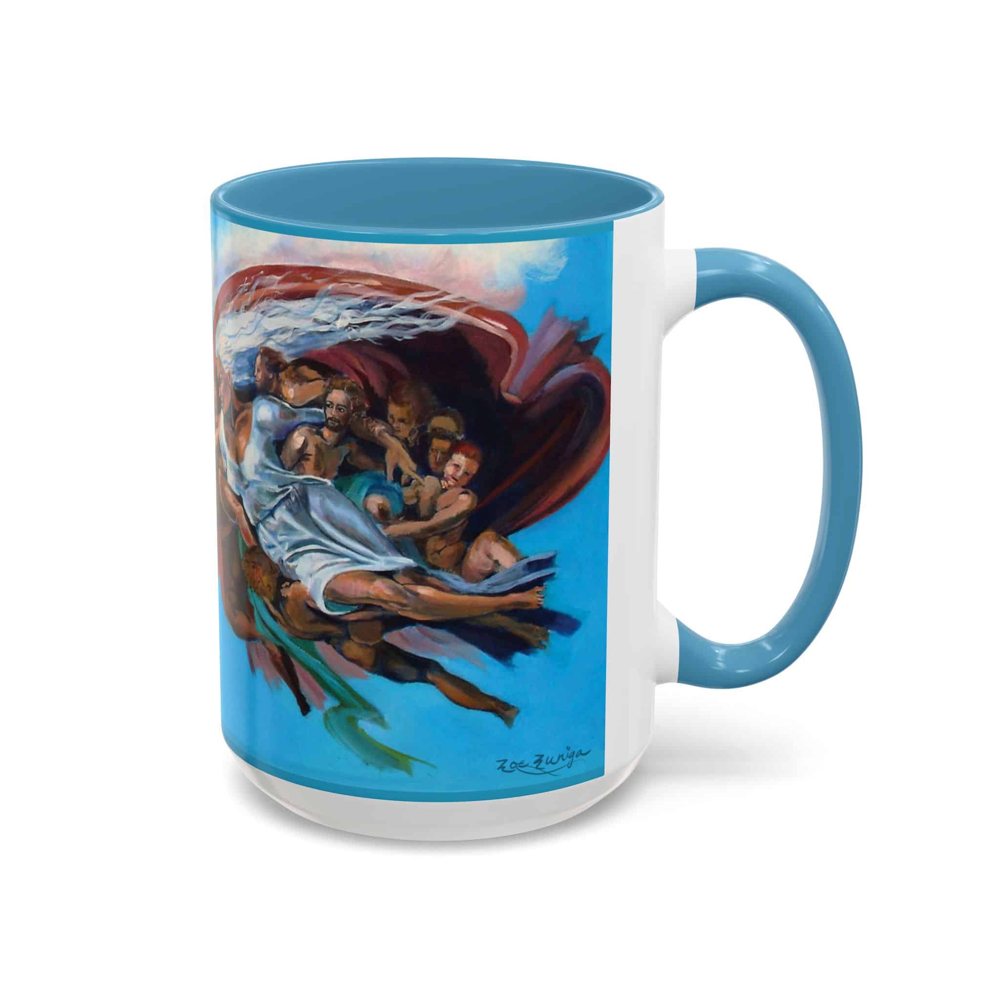 Eve and Adam Da Vinci Sistine Ceiling Coffee Mug, - Image 14