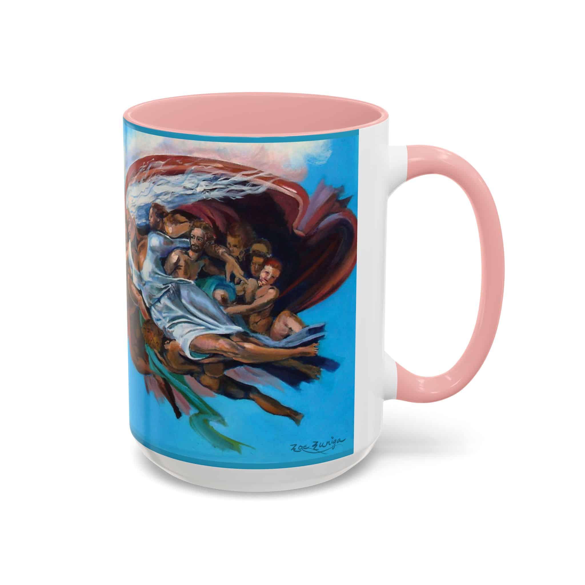 Eve and Adam Da Vinci Sistine Ceiling Coffee Mug, - Image 8
