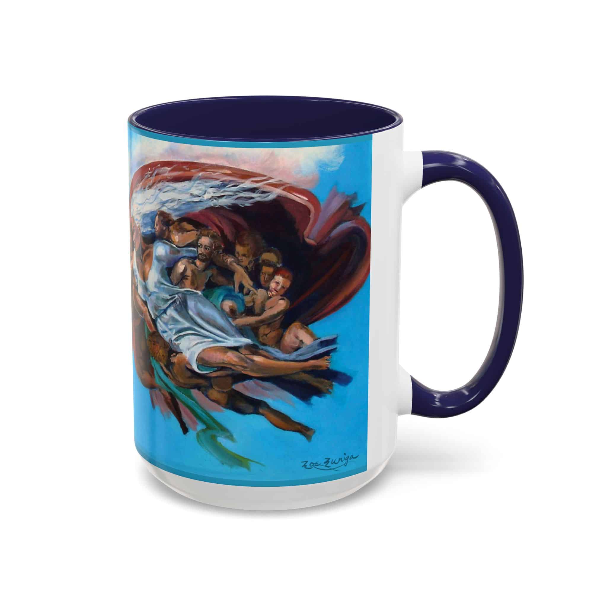 Eve and Adam Da Vinci Sistine Ceiling Coffee Mug, - Image 5
