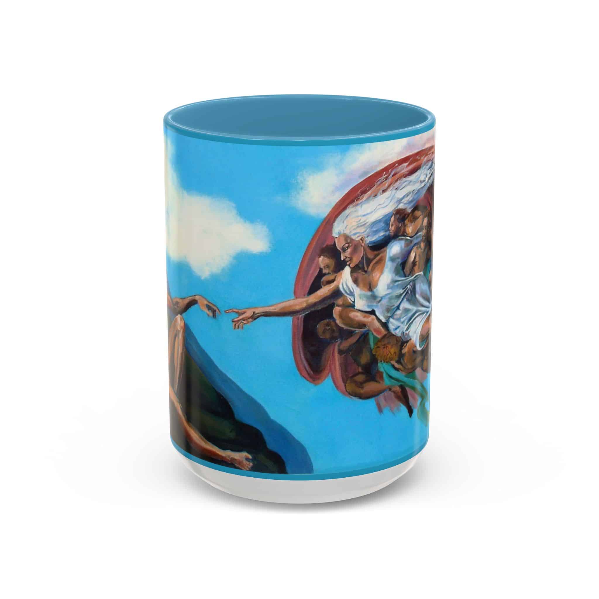 Eve and Adam Da Vinci Sistine Ceiling Coffee Mug, - Image 13