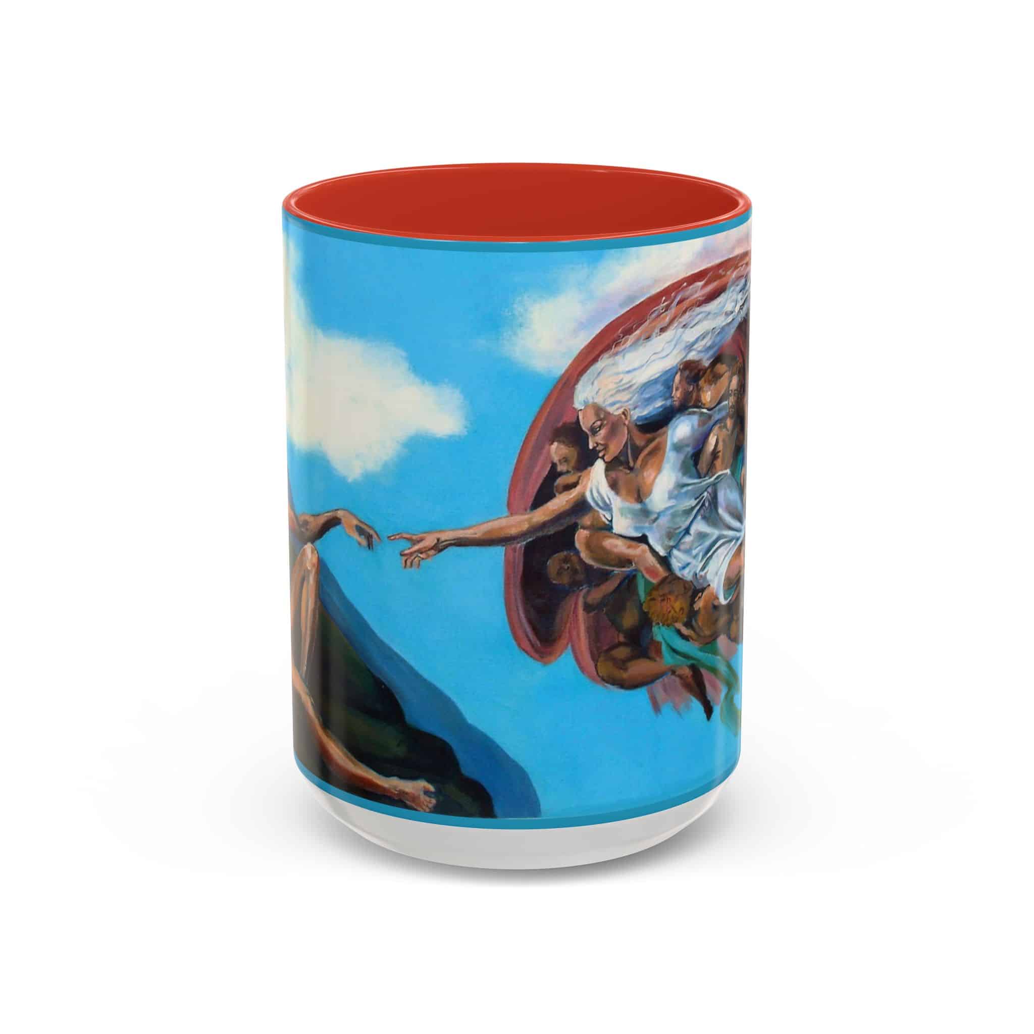 Eve and Adam Da Vinci Sistine Ceiling Coffee Mug, - Image 10