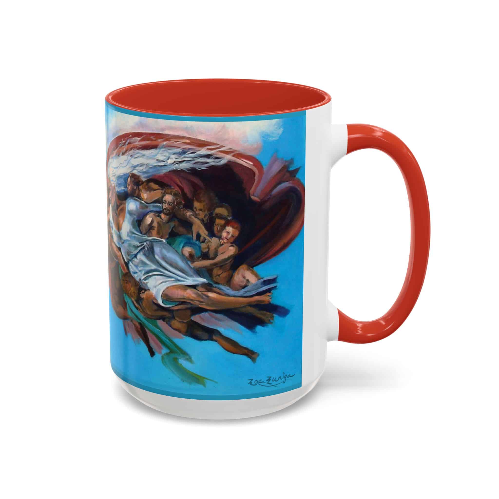 Eve and Adam Da Vinci Sistine Ceiling Coffee Mug, - Image 11