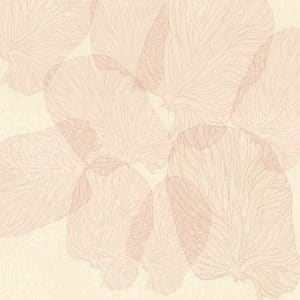 fan coral beige blender pattern for wallpaper and fabric