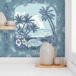wall mural tropical beach