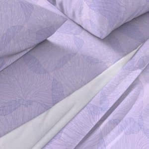 purple fan coral sheet set
