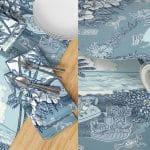 Beachy Summer Coastal Cottage cool blue collection