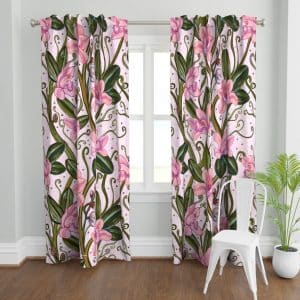 blushing-orchid-trailing-floral-curtain