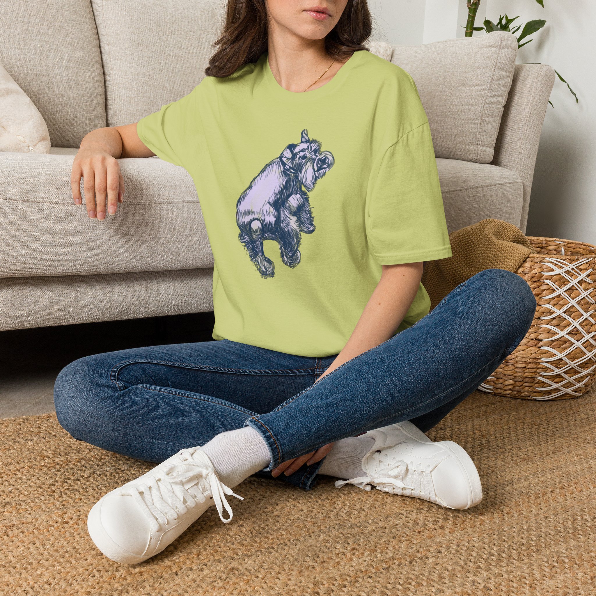 Schnauzer Dog T-Shirt — Hand-Drawn Dog Portrait Tee - Image 8