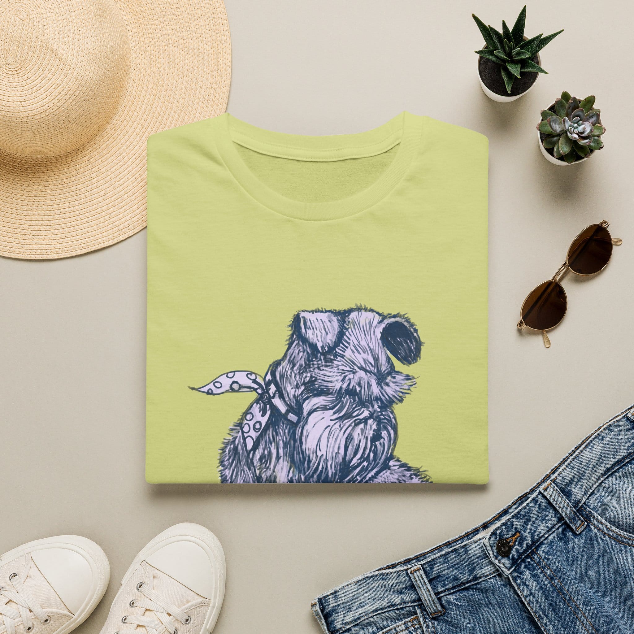 Schnauzer Sketch T-Shirt — Hand-Drawn Dog Portrait Tee - Image 10