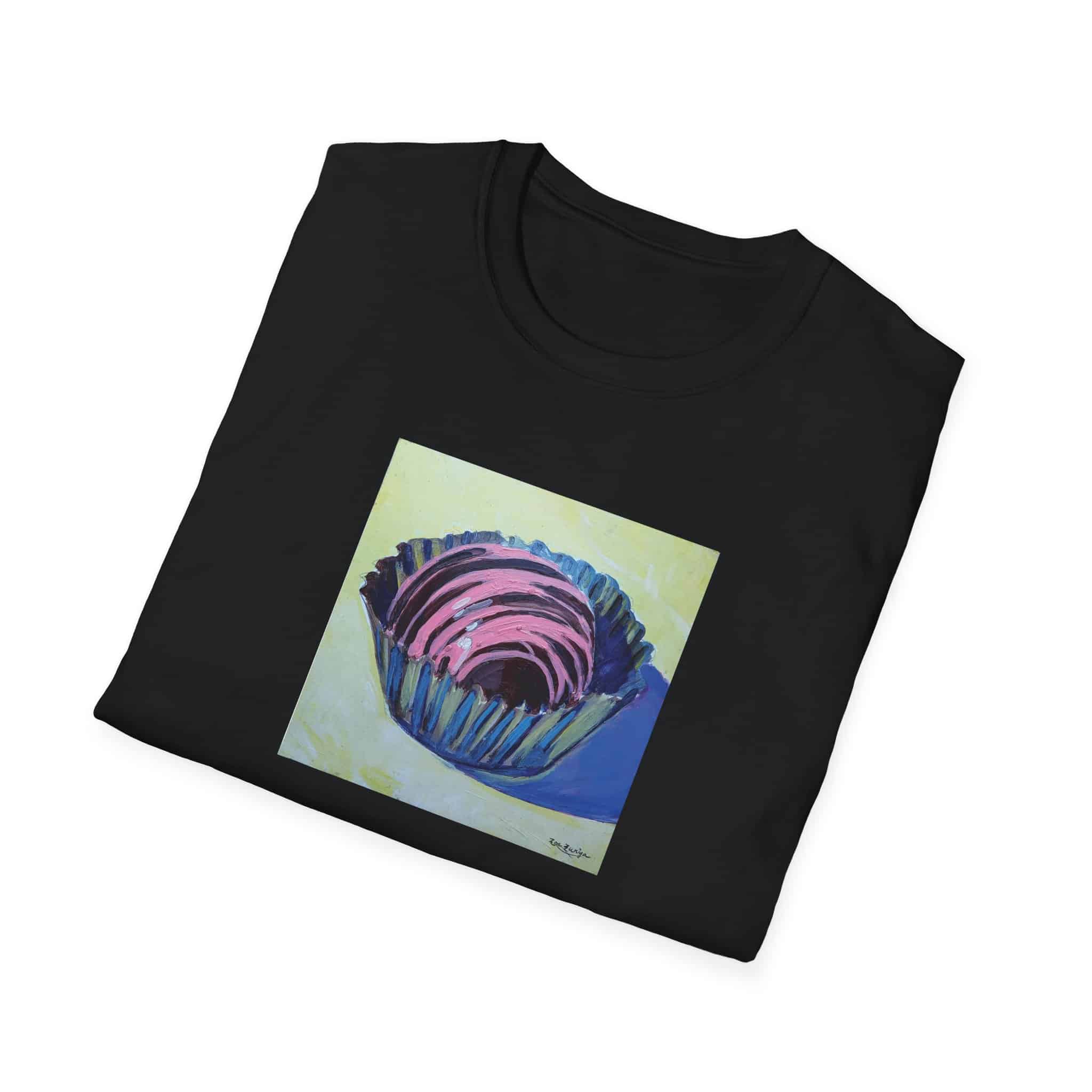 Chocolate Bonbon Artistic Cotton Tee Shirt - Image 8
