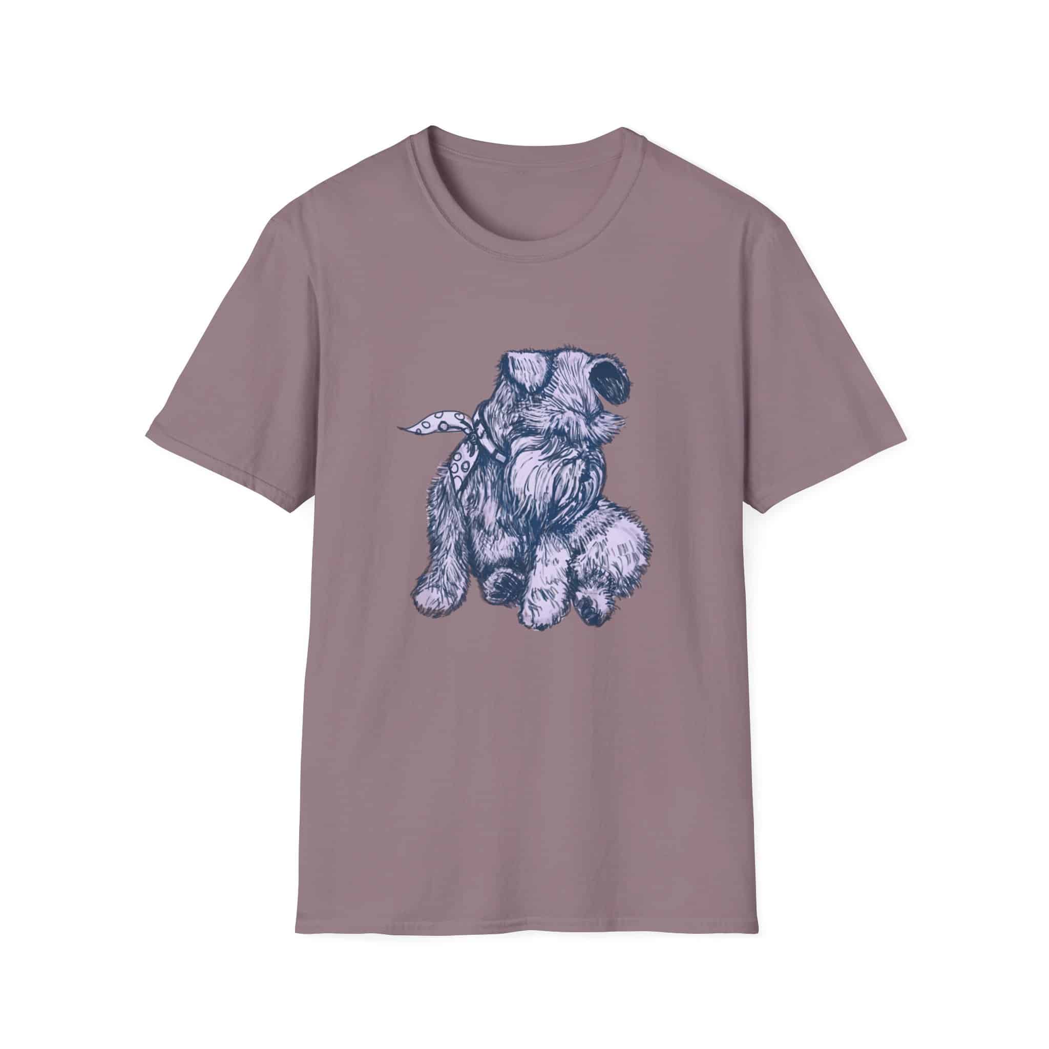 Schnauzer Sketch T-Shirt — Hand-Drawn Dog Portrait Tee - Image 25