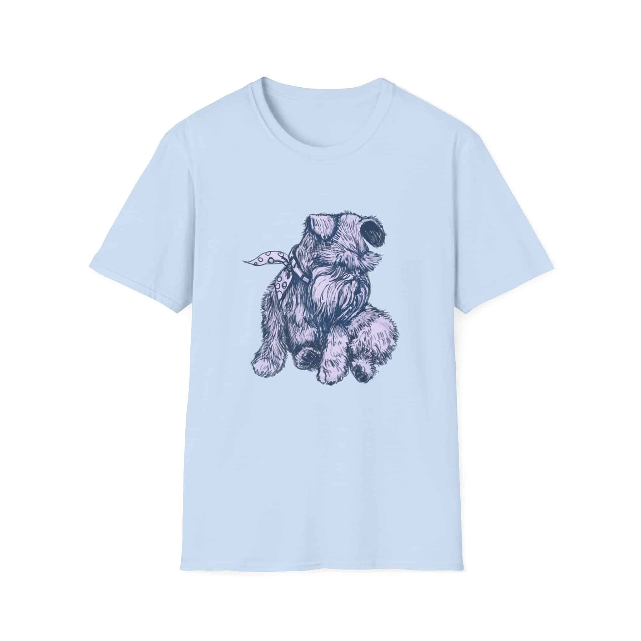 Schnauzer Sketch T-Shirt — Hand-Drawn Dog Portrait Tee - Image 6