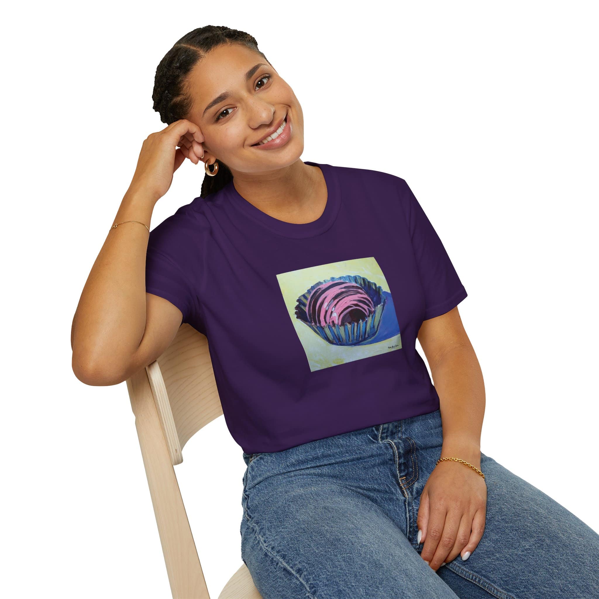 Chocolate Bonbon Artistic Cotton Tee Shirt - Image 18