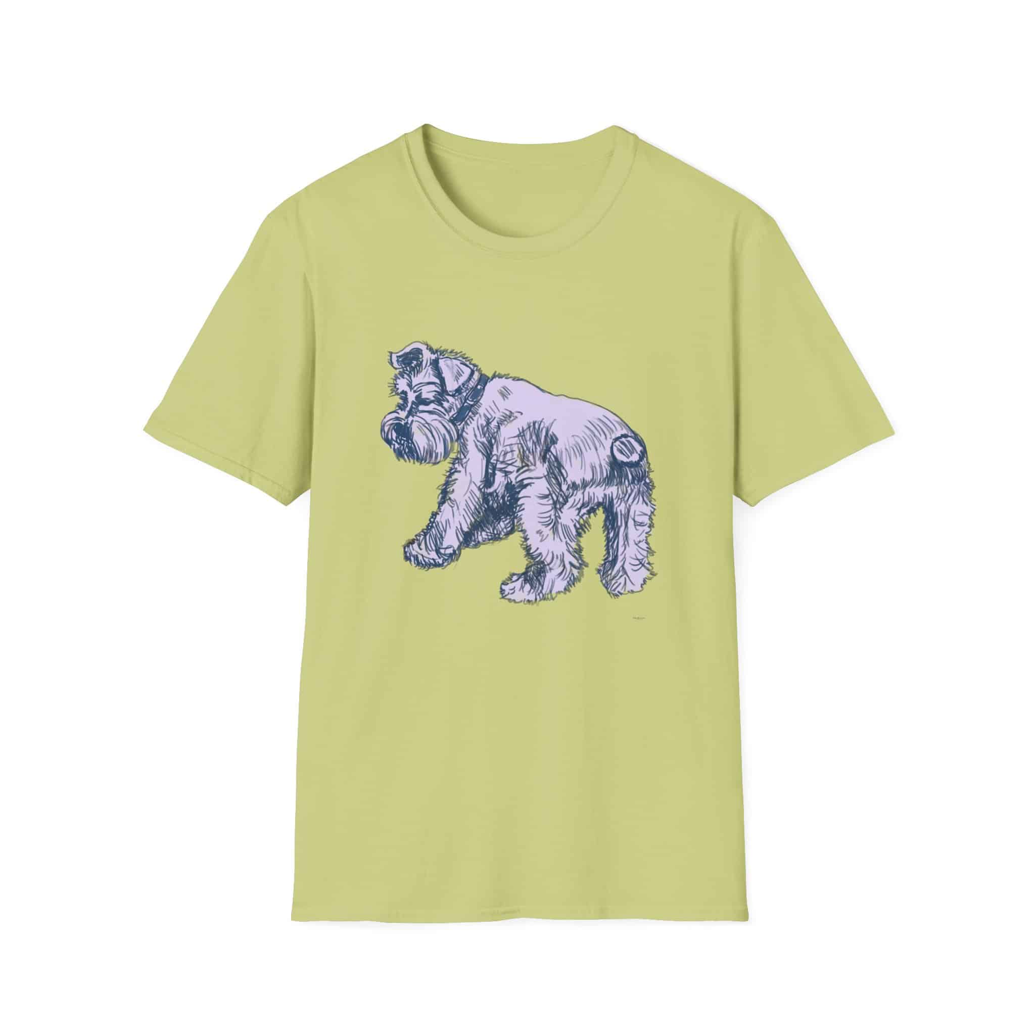 Schnauzer Illustration T‑Shirt — Vintage Sketch Dog Tee - Image 12