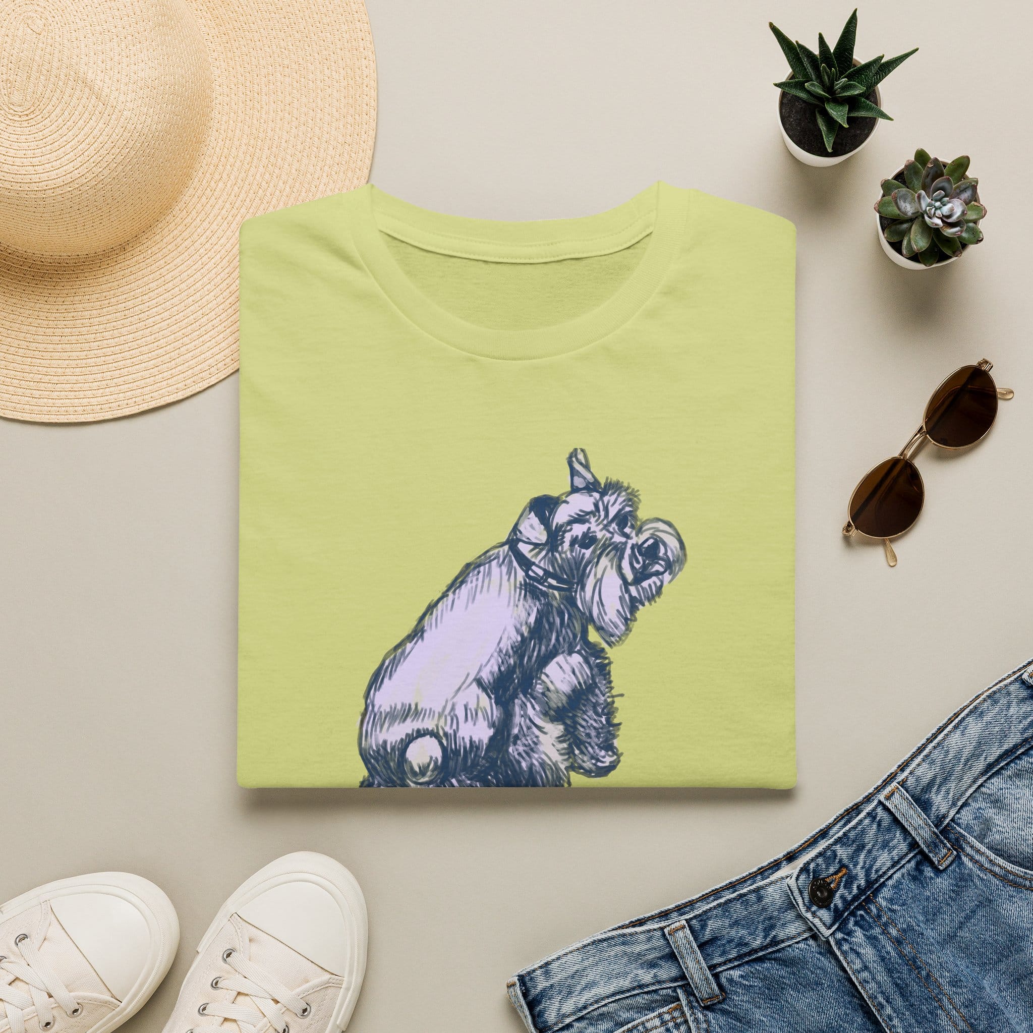 Schnauzer Dog T-Shirt — Hand-Drawn Dog Portrait Tee - Image 7