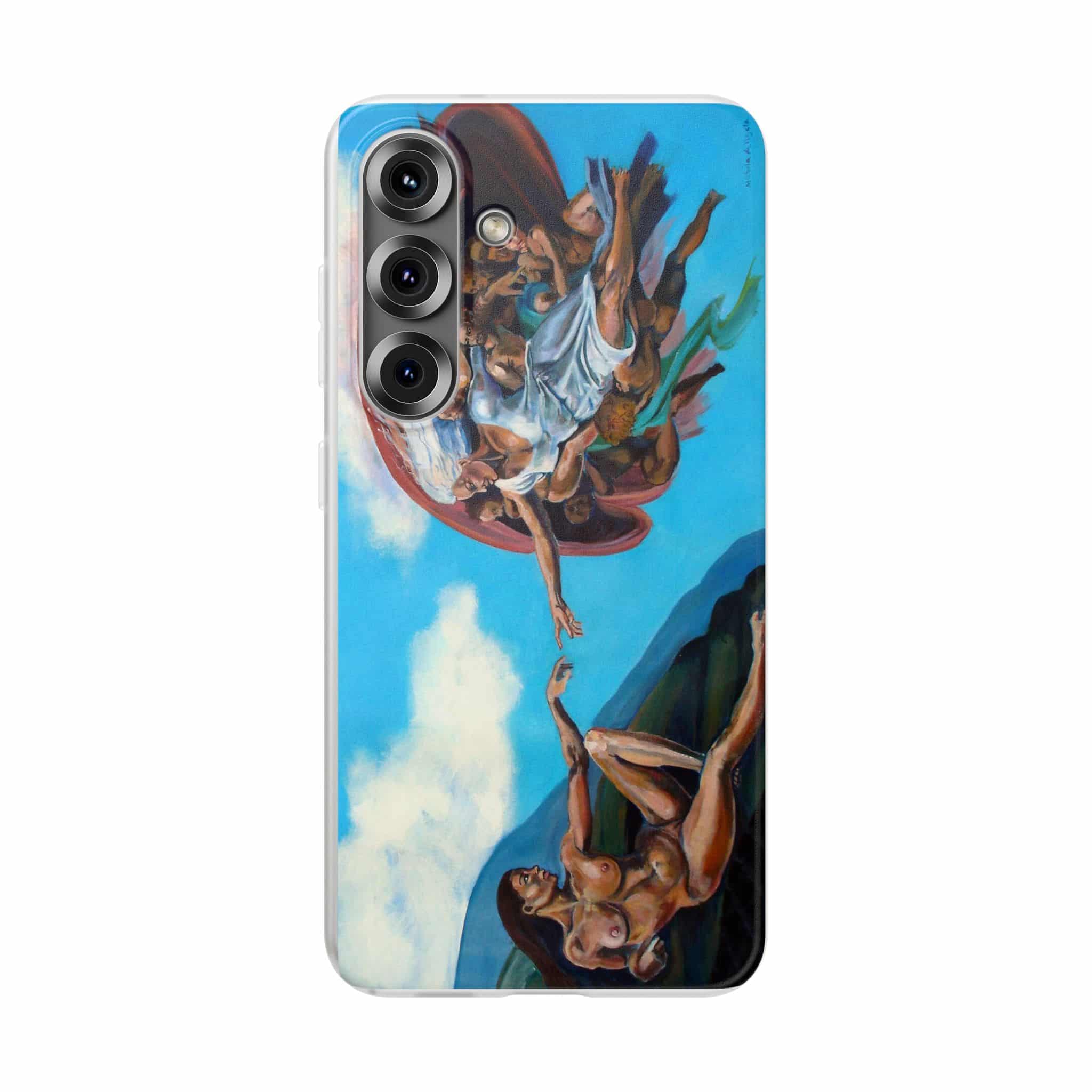 Sistine Ceiling Artistic iPhone Flexi Case, Unique Phone Case, Vibrant Design, Creative Gift, Michelangelo Inspired Artwork - Image 25