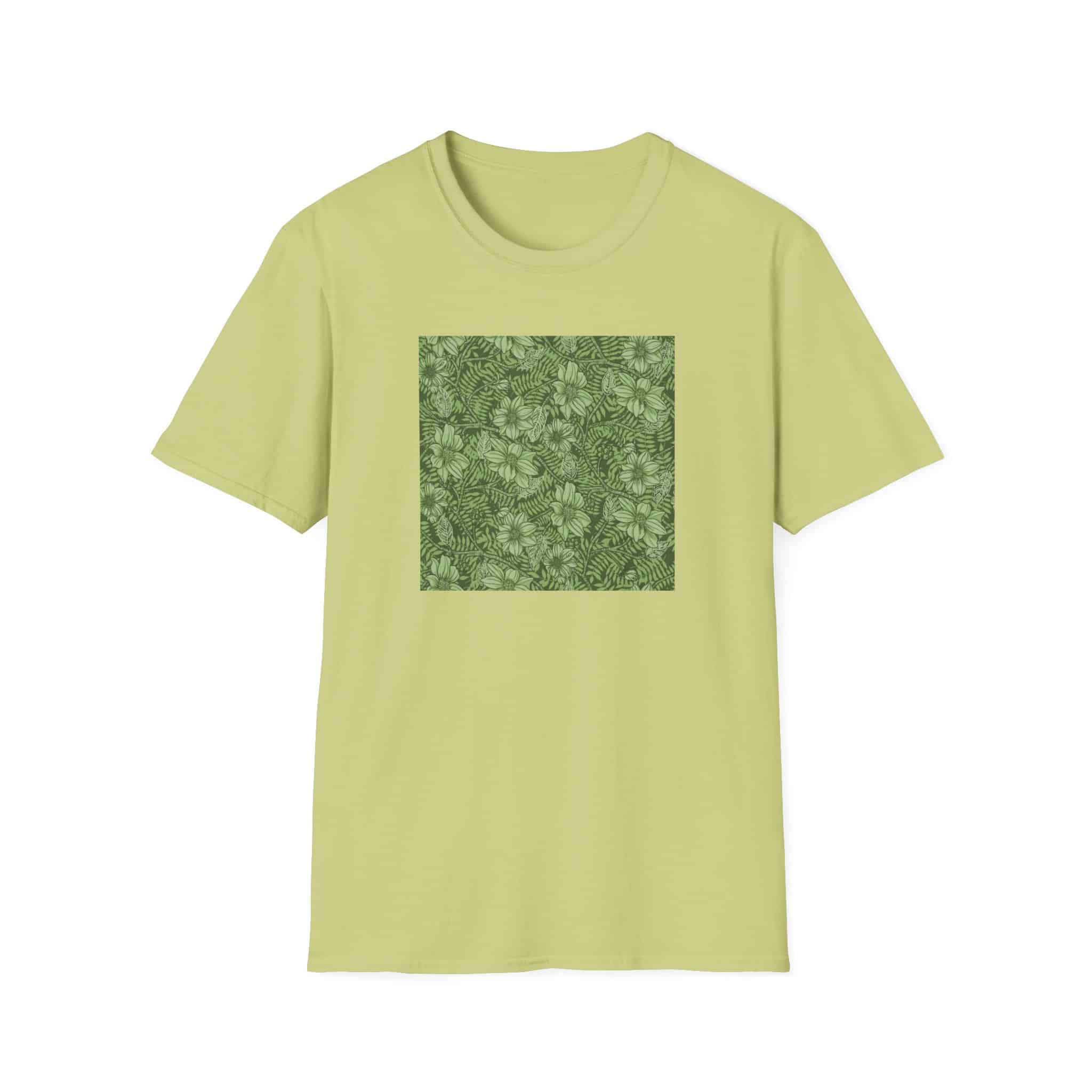 Floral Hibiscus Pattern T-Shirt — Vintage Tropical Flower Tee - Image 10
