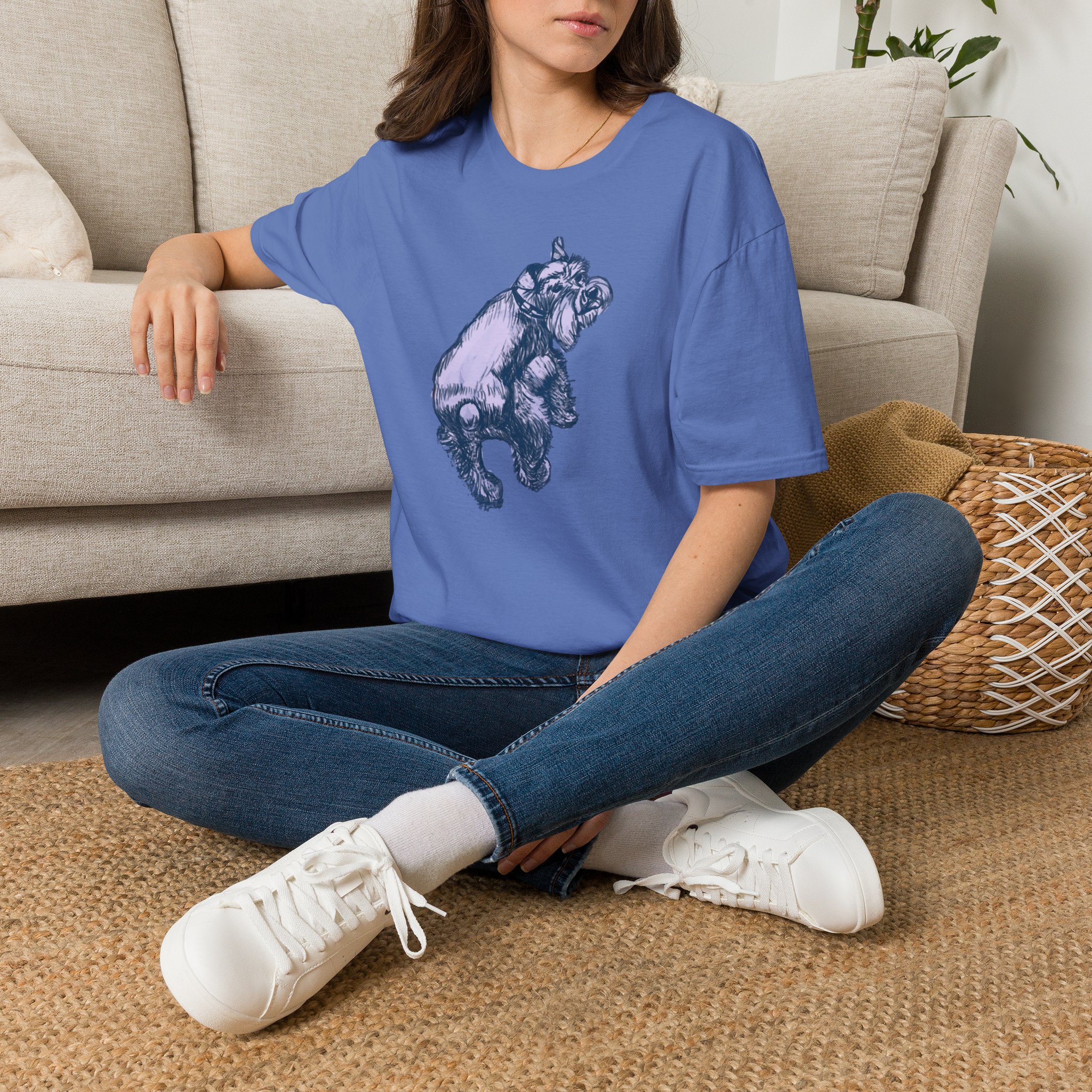 Schnauzer Dog T-Shirt — Hand-Drawn Dog Portrait Tee - Image 11