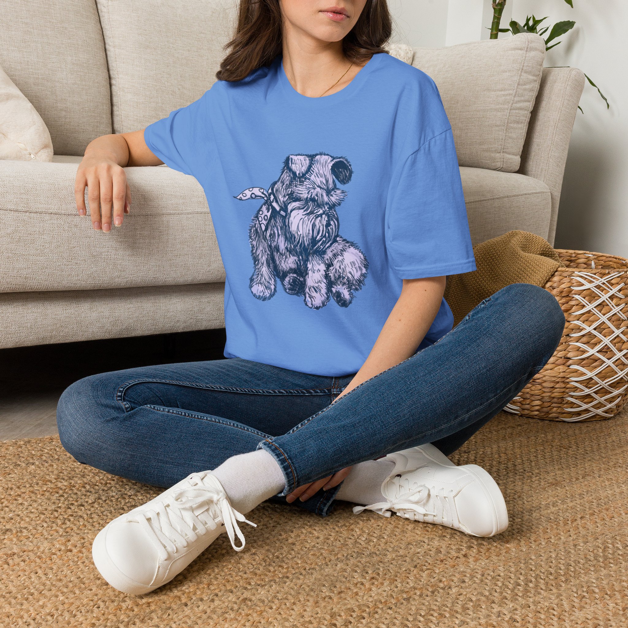 Schnauzer Sketch T-Shirt — Hand-Drawn Dog Portrait Tee - Image 20