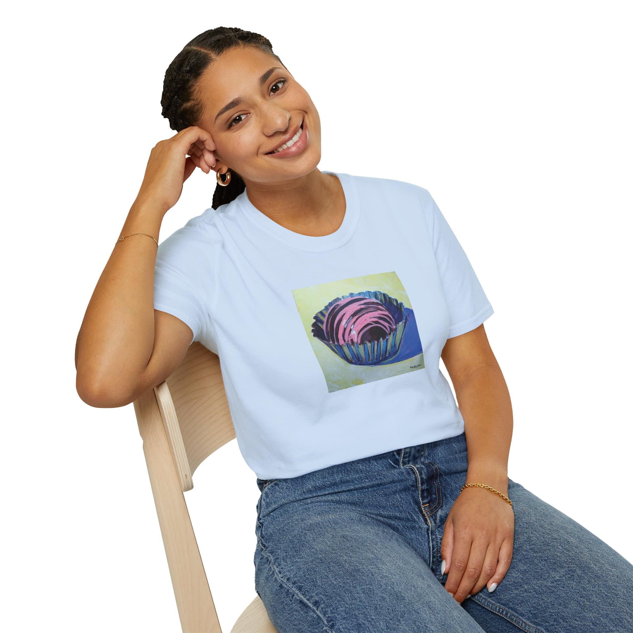 Chocolate Bonbon Artistic Cotton Tee Shirt - Image 15