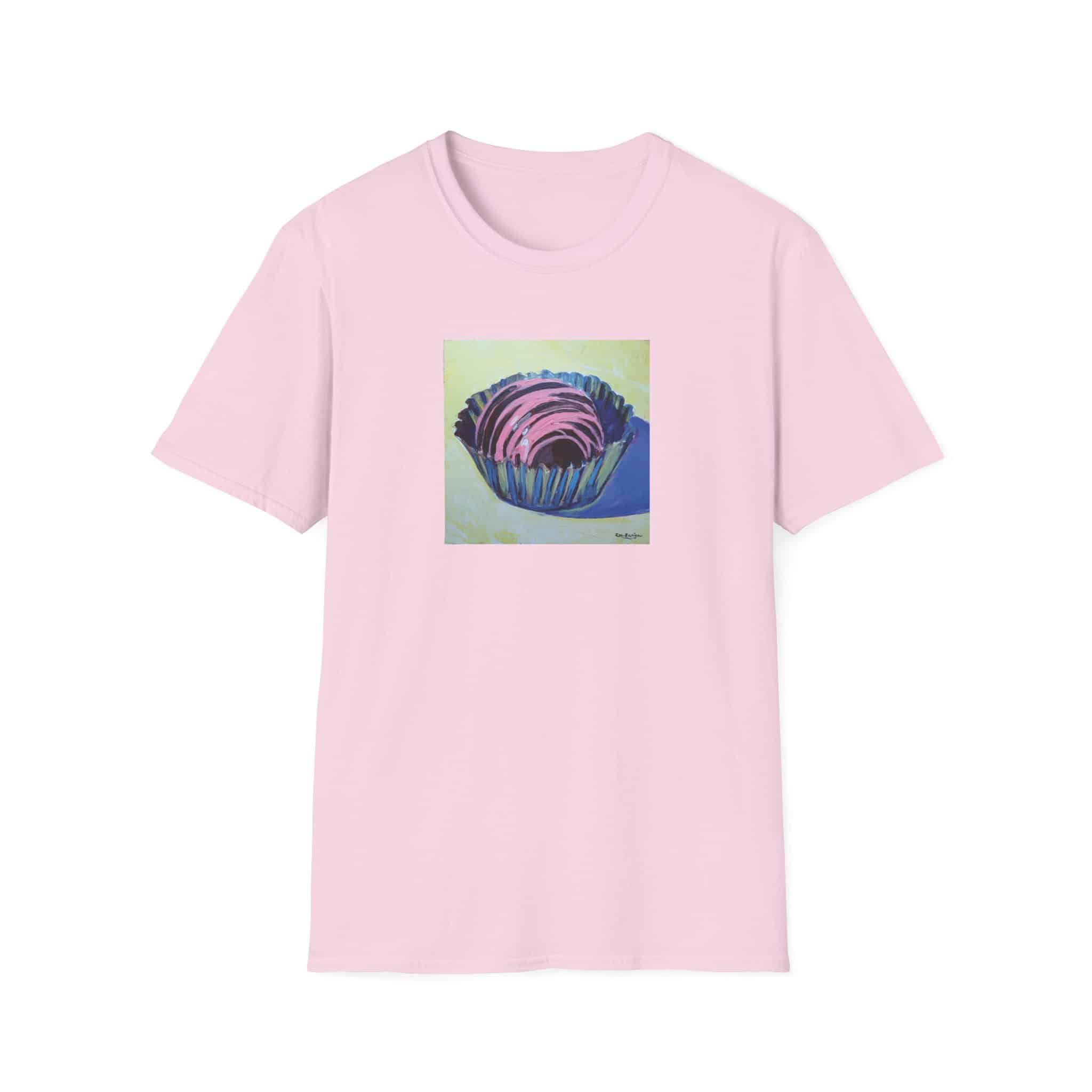 Chocolate Bonbon Artistic Cotton Tee Shirt - Image 2