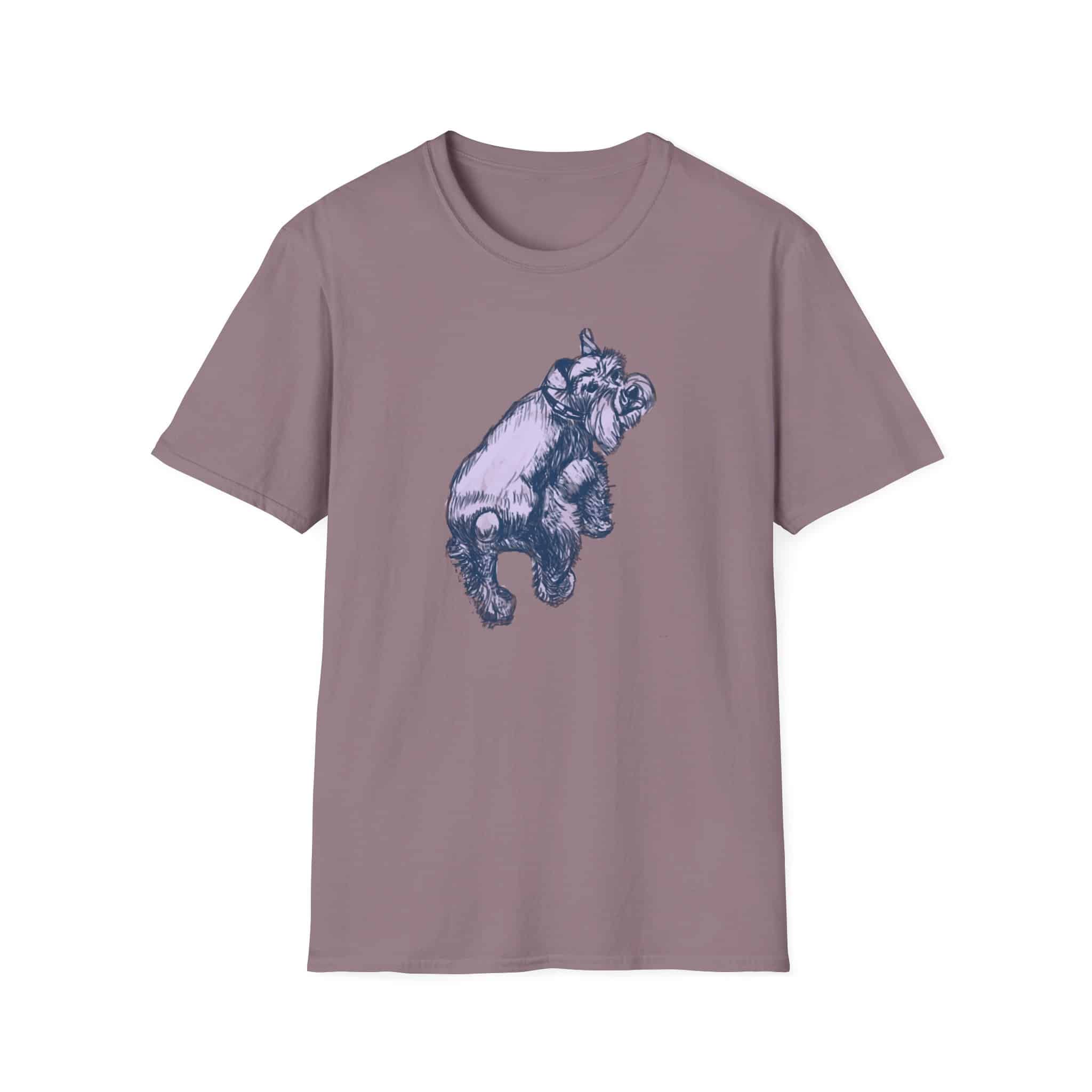 Schnauzer Dog T-Shirt — Hand-Drawn Dog Portrait Tee - Image 26