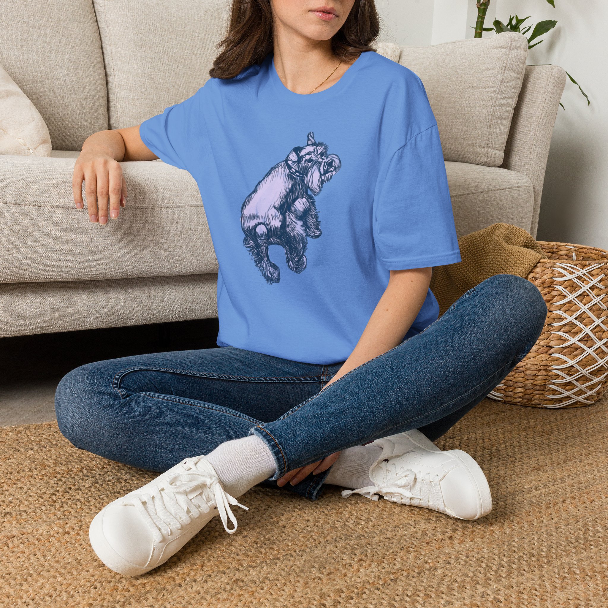 Schnauzer Dog T-Shirt — Hand-Drawn Dog Portrait Tee - Image 21