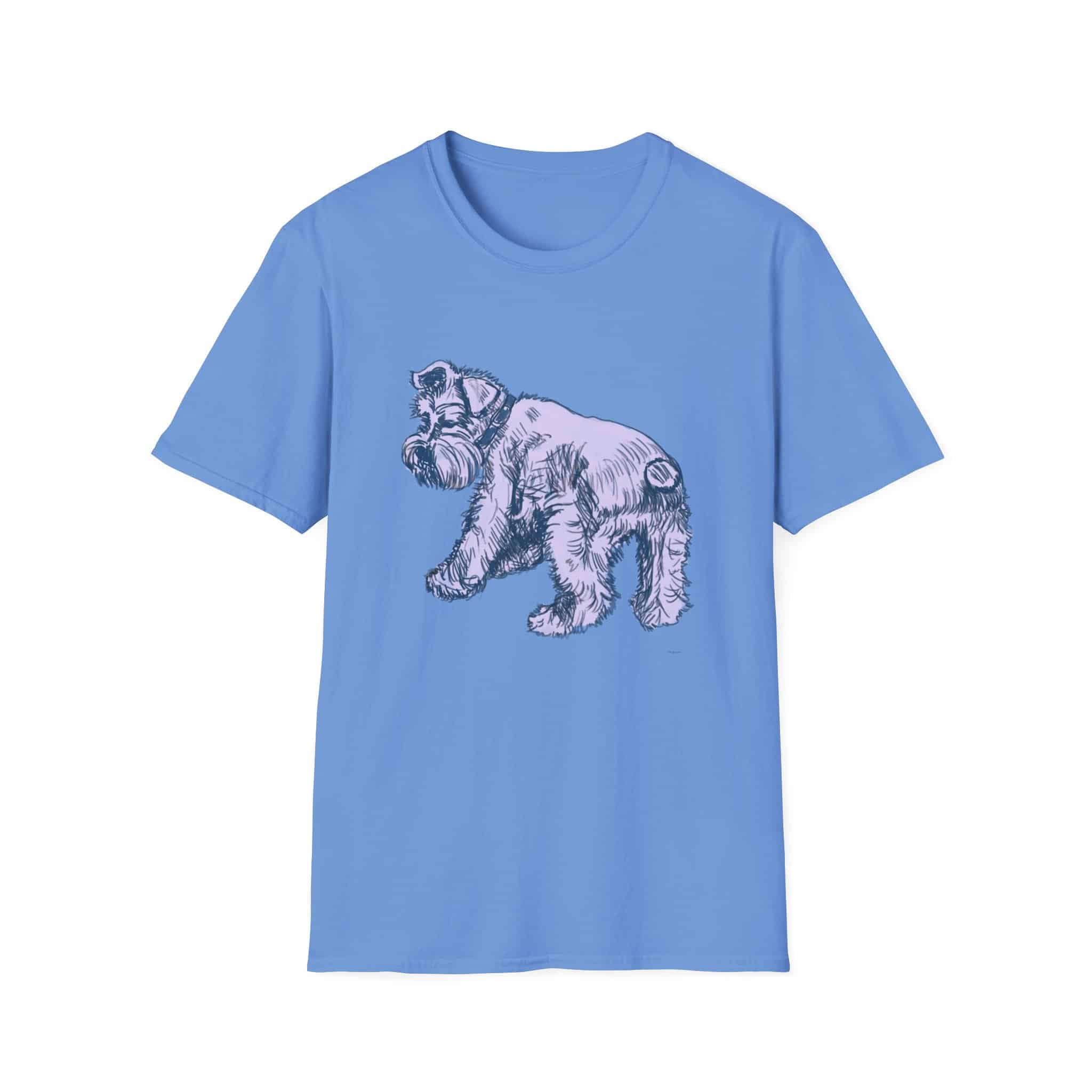 Schnauzer Illustration T‑Shirt — Vintage Sketch Dog Tee - Image 18