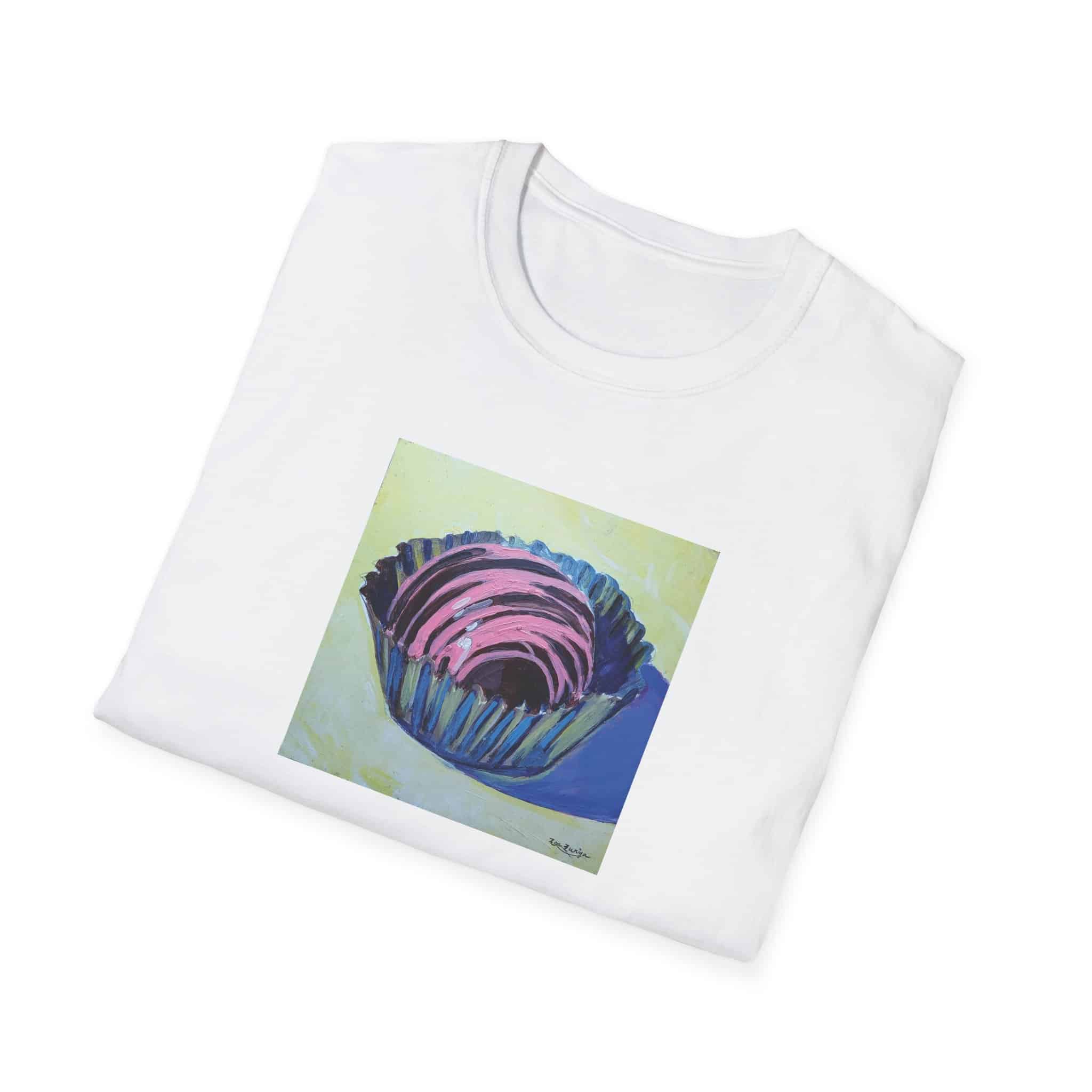 Chocolate Bonbon Artistic Cotton Tee Shirt - Image 5
