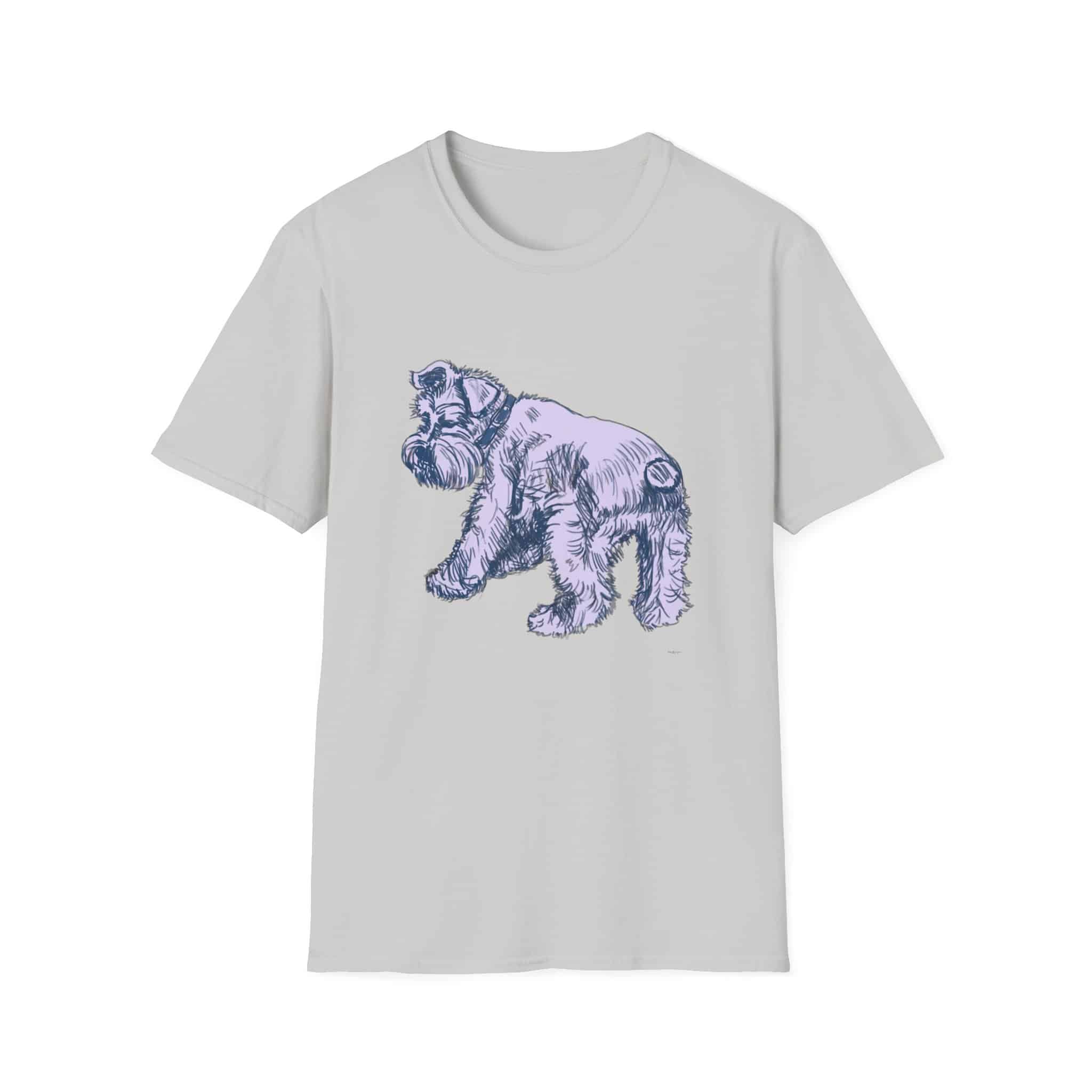 Schnauzer Illustration T‑Shirt — Vintage Sketch Dog Tee - Image 15