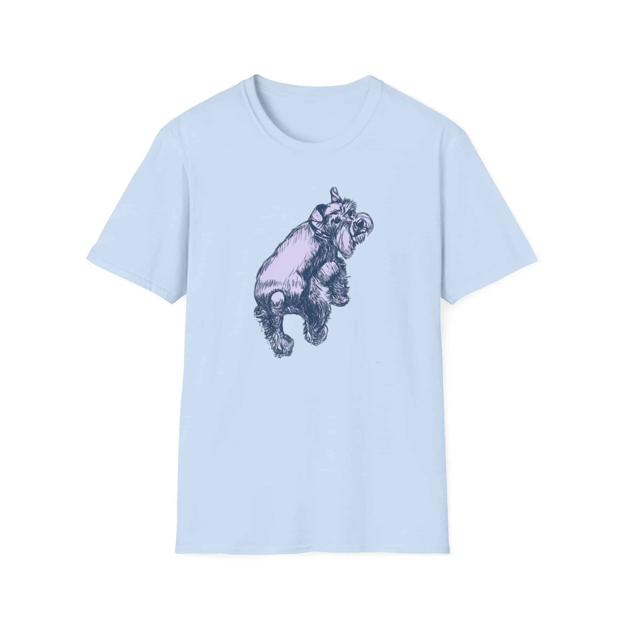 Schnauzer Dog T-Shirt — Hand-Drawn Dog Portrait Tee - Image 3