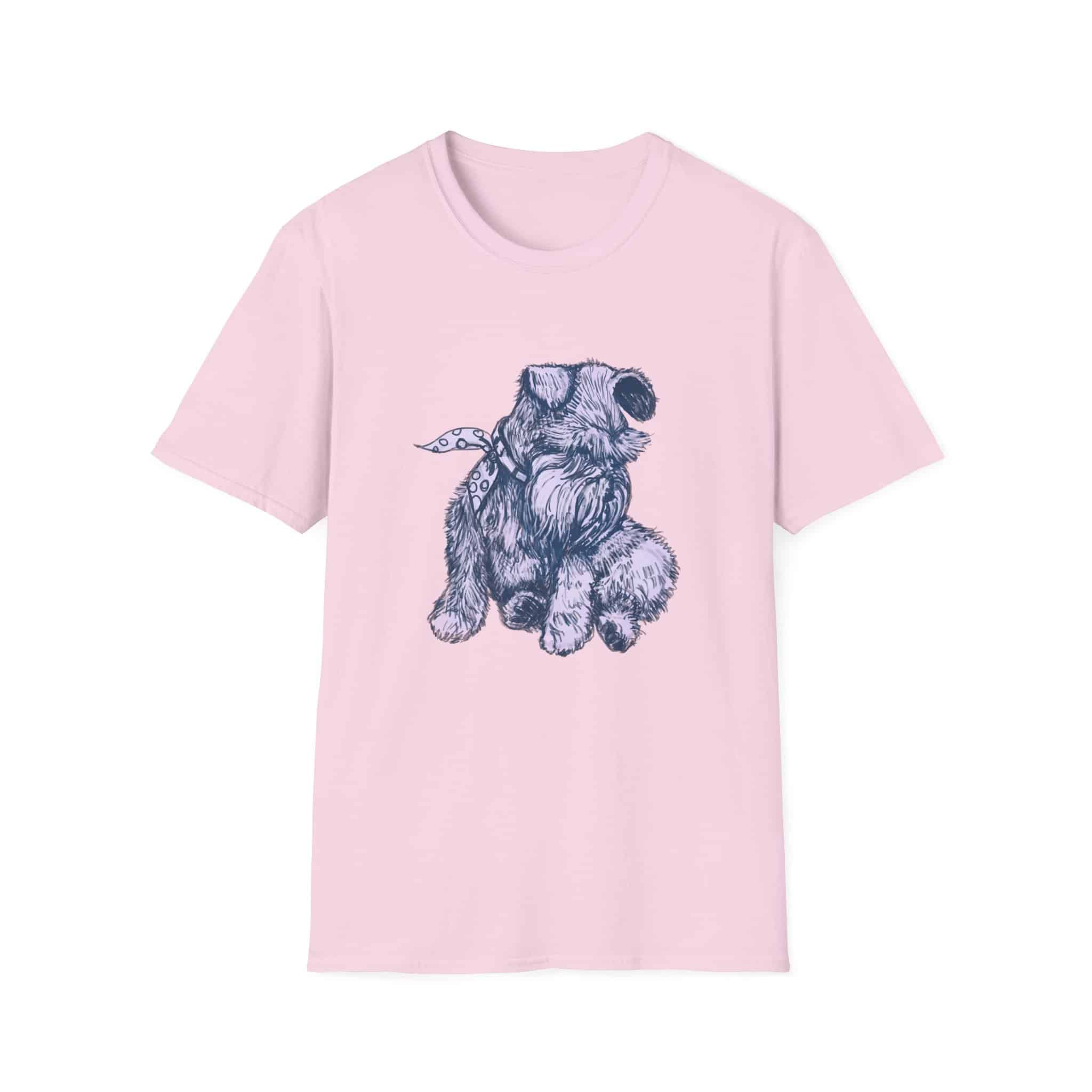 Schnauzer Sketch T-Shirt — Hand-Drawn Dog Portrait Tee - Image 9